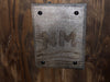 Mobile Credenza Madia soggiorno stile INDUSTRIAL legno massello porte scorrevoli su rotaia 200x50xh90 cm