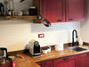 Cucina angolare stile NEOCLASSICO TUTTA in LEGNO MASSELLO predisposizione elettrodomestici colonna e sopra-frigo opzionali 280x160x65xh87 cm