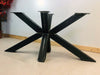 Table Leg for 180–220 cm Tables, Industrial/Modern/Shabby Style, 10×10 cm Tubular Iron, “Star” Design – Code GTFTIS-01