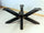 Tischbein für 180–220 cm Tisch, Industrial/Modern/Shabby-Stil, aus 10×10 cm Stahlrohr, „Stern“-Design – Art.-Nr. GTFTIS-01