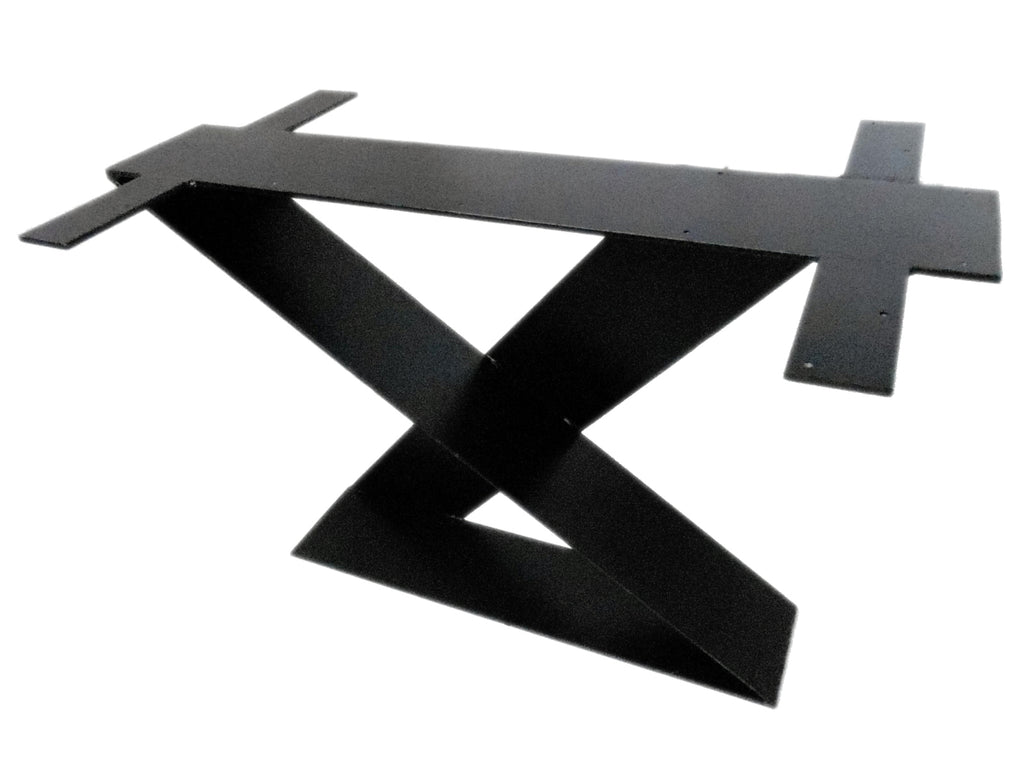 Fixed kitchen and dining table INDUSTRIAL VISSUTO style in solid wood and iron legs measures 200x100xh80 cm