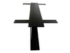 Fixed kitchen and dining table INDUSTRIAL VISSUTO style in solid wood and iron legs measures 200x100xh80 cm