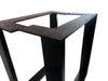 Fixed kitchen and dining table INDUSTRIAL VISSUTO style in solid wood and iron legs measures 200x100xh80 cm