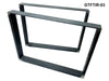 Tavolo INDUSTRIAL / COUNTRY in Pioppo Massello Scortecciato 7 cm – Su Misura 200–640 cm, Gambe Industrial a Scelta, Personalizzabile