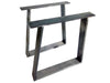 Fixed kitchen and dining table INDUSTRIAL VISSUTO style in solid wood and iron legs measures 200x100xh80 cm
