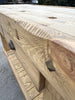 Isola Cucina | Consolle stile Banco da  Falegname RUSTICO mod. Tiziano in legno massello 150x63xh95cm