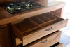 Isola Cucina con bancone BAR 240x80xh90 cm + colonna 60x70xh210 cm stile COUNTRY legno massello predisposizione elettrodomestici