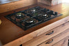 Isola Cucina con bancone BAR 240x80xh90 cm + colonna 60x70xh210 cm stile COUNTRY legno massello predisposizione elettrodomestici