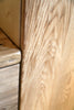 Camera a ponte con mensole testiera a parete + comò e armadio modello TOKIO stile COUNTRY in legno massello di frassino personalizzata e SU MISURA