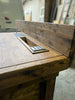 Mini cucina accessoriata modello MARVIN 2 stile INDUSTRIAL in legno massello misure 180x63xh90cm