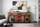 Mobile Credenza Madia soggiorno stile INDUSTRIAL legno massello porte scorrevoli e cassetti 160x50xh100 cm