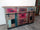 Mobile Credenza Madia soggiorno stile INDUSTRIAL legno massello porte scorrevoli e cassetti 160x50xh100 cm