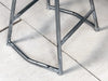 Sgabello alto H. 60/70 cm stile INDUSTRIAL colore NOCE/FLATTING PERSONALIZZABILE E SU MISURA