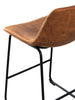 Adjustable screw high stool H. 60/70cm BAR PUB type Round design INDUSTRIAL style