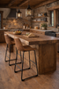 Adjustable screw high stool H. 60/70cm BAR PUB type Round design INDUSTRIAL style