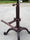Sgabello H. 53–68 cm regolabile a vite tipo bar/pub - design VINTAGE INDUSTRIAL - struttura in ghisa e seduta in legno - finitura bronzo antico