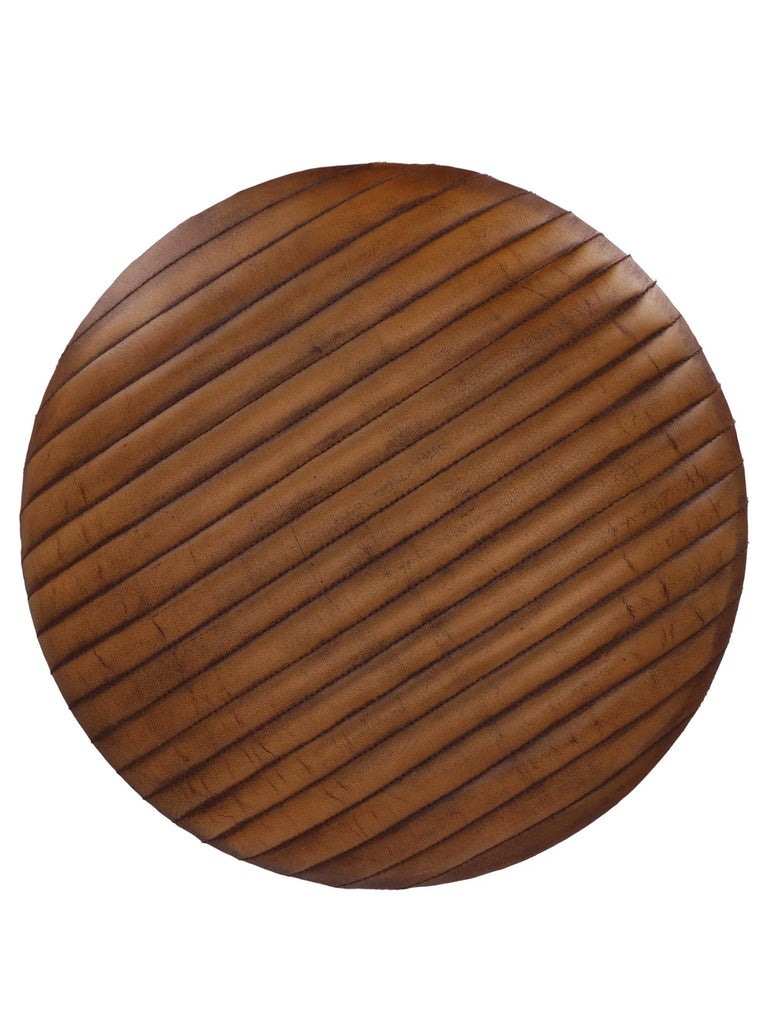 Verstellbarer hoher Hocker mit Schraube, H. 60/70 cm, Typ BAR PUB, rundes Design, Stil INDUSTRIAL