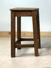 Niedriger Hocker H. 45/55 cm RUSTIKALER / VESSED / ANTIKER Stil aus Massivholz ANPASSBAR (Kopie)