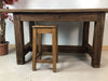 Niedriger Hocker H. 45/55 cm RUSTIKALER / VESSED / ANTIKER Stil aus Massivholz ANPASSBAR (Kopie)