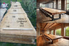 Realizziamo su ordinazione tavoli imponenti in stile INDUSTRIAL / COUNTRY legno massello Cedro del Libano spessore 13 cm  750x130-170cm