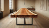 Realizziamo su ordinazione tavoli imponenti in stile INDUSTRIAL / COUNTRY legno massello Cedro del Libano spessore 13 cm  750x130-170cm