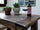 Rustic old style COUNTRY FATTORIA table with a lived-in effect in solid wood 120x70xh78 cm MADE TO MEASURE