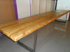 Dining room table, tavern and catering Bar Pub Pubs INDUSTRIAL style solid wood iron legs 400x90xh70 cm