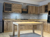 Tavolo da cucina e pranzo con 2 allunghe – Stile MODERNO | Top e gambe in legno massello di frassino | misure da chiuso e aperto 150(190-230)×90×H80 cm