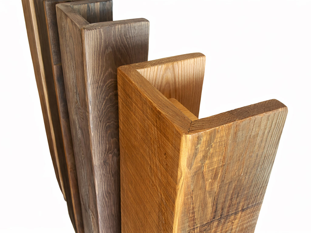 Travi decorative da soffitto in Abete massello – Sezione scatolata da 16×14 cm – L. 1÷5 m – grezzi o rifiniti – 8 colori a scelta