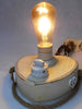 Abat jour Abasciur COUNTRY style heart-shaped table lamp in wood and ceramic + Edison light 40W 20x19xh23 cm our production