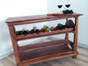 Console cellar kitchen living room corner BAR RUSTIC style recycled solid wood 120x30xh90 cm