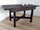 Fixed kitchen / dining room table RUSTIC / COUNTRY FARM style in solid aged fir wood 180x70h80 cm