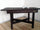 Fixed kitchen / dining room table RUSTIC / COUNTRY FARM style in solid aged fir wood 180x70h80 cm