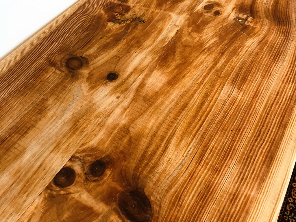 Tavolo rialzato isola cucina Consolle stile COUNTRY legno massello con ripiano a giorno misure 150x90xh100 cm