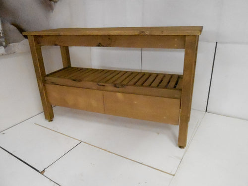 High table Console entrance hallway COUNTRY style solid wood with drawers 140x50xh90 cm