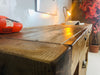 Banco Falegname per arredo Consolle multimediale o isola cucina stile INDUSTRIAL legno massello con cassetti e morsa170x70xh90 cm