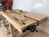 DIY PROFESSIONAL CARPENTER'S WORKBENCH ROUBO style in solid Ash wood, clamps 180x80xh85 cm