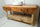Bathroom furniture furniture style JOINER'S BENCH / INDUSTRIAL solid wood for 1/2 countertop sinks dimensions 180x70xh90 cm