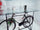 Console with glass top for Bar Pub Breweries INDUSTRIAL style iron frame stand with vintage recycled bicycle 180x80xh110 cm