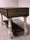 Raised table Mixed style kitchen island console COUNTRY / SHABBY solid wood drawers and open shelf 170x65xh90 cm