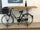 Console table Bar Pub Pub Pubs INDUSTRIAL style wooden shelf bottle holder and vintage bicycle recycling frame 175x50xh110 cm